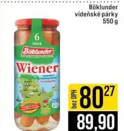 Jip Böklunder vídeňské párky nabídka