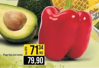 Jip Paprika červená nabídka