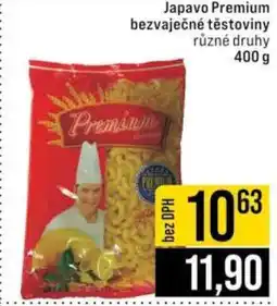 Jip Japavo Premium bezvaječné těstoviny nabídka