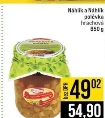 Jip Náhlík a Náhlík polévka hrachová nabídka