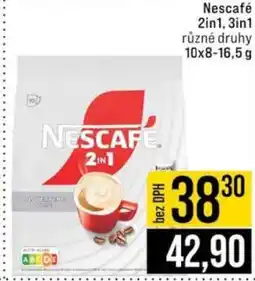 Jip Nescafé 2in1, 3in1 nabídka