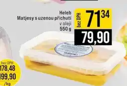 Jip Heleb Matjesy s uzenou příchutí v oleji nabídka