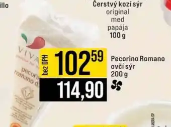 Jip Pecorino Romano ovčí sýr nabídka