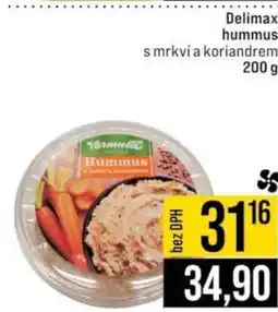 Jip Delimax hummus nabídka