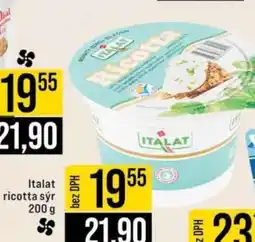 Jip Italat ricotta sýr nabídka