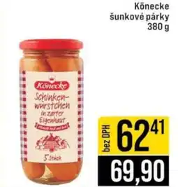 Jip Könecke šunkové párky nabídka
