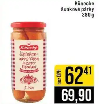 Jip Könecke šunkové párky nabídka