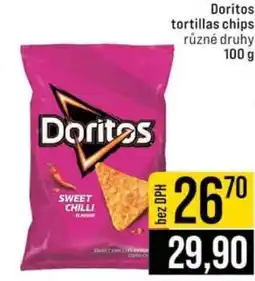 Jip Doritos tortillas chips nabídka