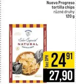 Jip Nuevo Progreso tortilla chips nabídka