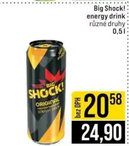 Jip Big Shock energy drink nabídka