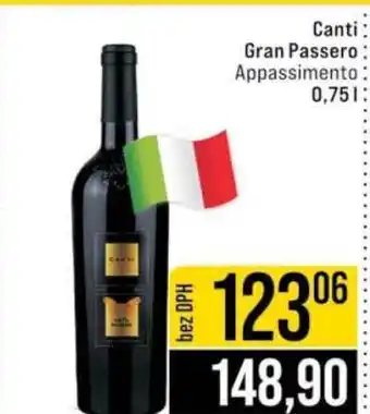Jip Canti Gran Passero Appassimento nabídka