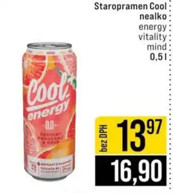 Jip STAROPRAMEN COOL nealko nabídka