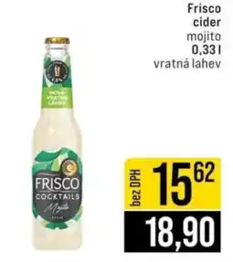 Jip Frisco cider mojito nabídka