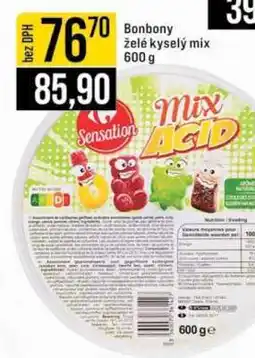 Jip Bonbony želé kyselý mix nabídka