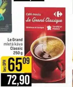 Jip Le Grand mletá káva Classic nabídka
