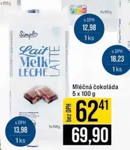 Jip MLÉČNÁ ČOKOLÁDA nabídka