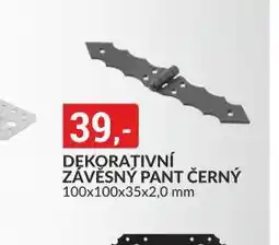 Baumax Dekoratovní závěsný pant černý nabídka