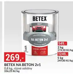 Baumax Betex na beton 2v1 nabídka