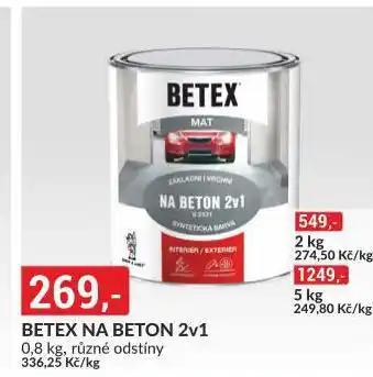 Baumax Betex na beton 2v1 nabídka