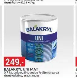 Baumax Balakryl uni mat nabídka