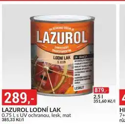 Baumax Lazurol lodní lak nabídka