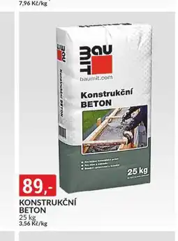 Baumax Konstrukční beton nabídka