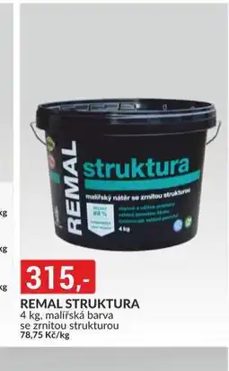 Baumax Remal struktura nabídka