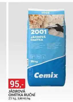 Baumax Jádrová omítka ruční nabídka