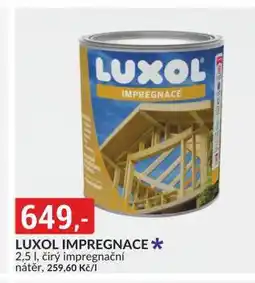 Baumax Luxol impregnace nabídka