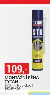 Baumax Montážní pěna tytan nabídka