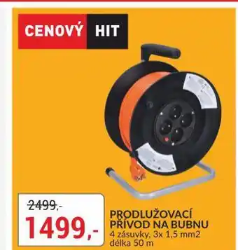 Baumax Prodlužovací přívod na bubnu nabídka