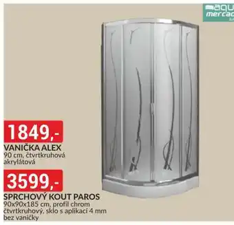Baumax Sprchový kout paros nabídka
