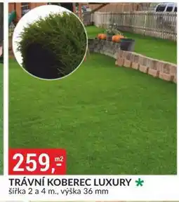 Baumax Travní koberec luxury nabídka