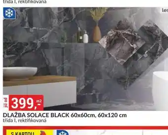 Baumax Dlažba solace black nabídka