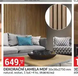 Baumax Dekorační lamela mdf nabídka