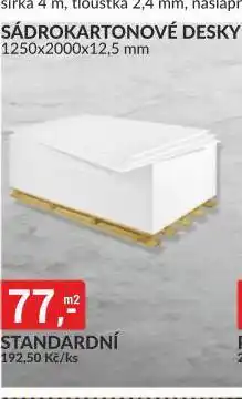 Baumax Sádrokartonové desky standardní nabídka