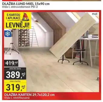 Baumax Dlažba karten nabídka