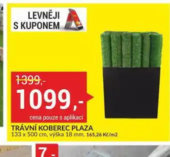 Baumax Travní koberec plaza nabídka