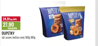 Ratio DUPETKY sůl, sezam, hořčice-med nabídka