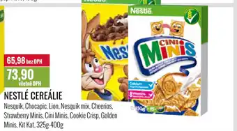 Ratio Nestlé cereálie nabídka