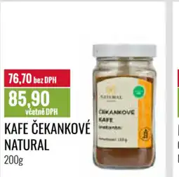 Ratio Kafe čekankové natural nabídka