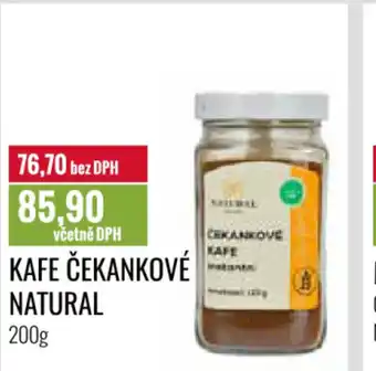 Ratio Kafe čekankové natural nabídka