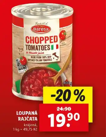 Lidl LOUPANÁ RAJČATA 19.90 nabídka