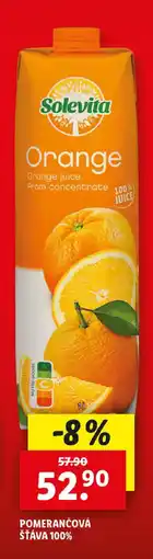 Lidl POMERANČOVÁ ŠŤÁVA 100% nabídka