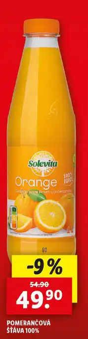 Lidl POMERANČOVÁ ŠŤÁVA 100% nabídka