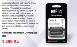 Datart Náhradní břit Braun Combipack 73S nabídka