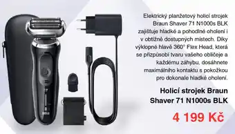 Datart Holicí strojek Braun Shaver 71 N1000s BLK nabídka