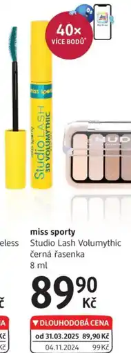 dm drogerie Miss sporty nabídka