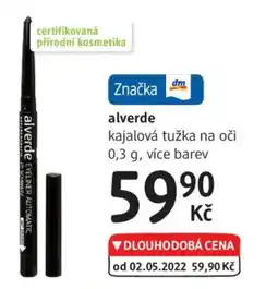 dm drogerie Značka alverde nabídka