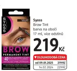 dm drogerie Syoss Brow Tint nabídka